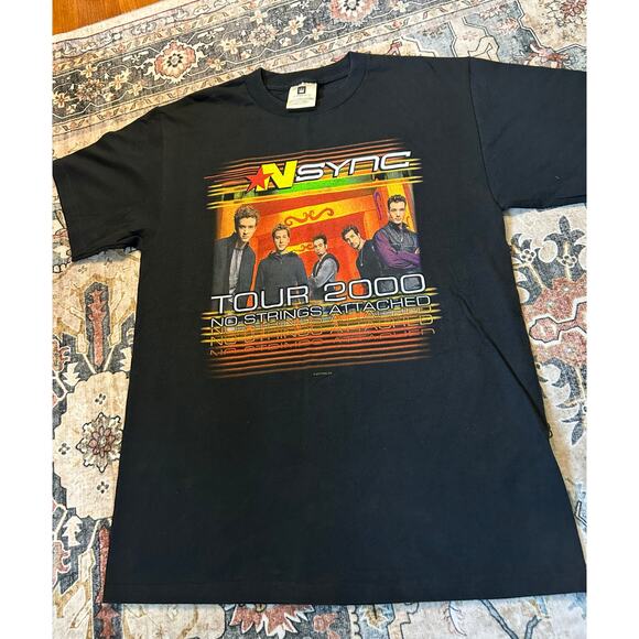 Vintage *NSYNC Tour T Shirt 2000 Front and Back Graphic Y2k Nsync Boy Band Shirt - Picture 4 of 15